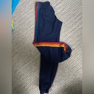 Aviator Nation 6-Stripe sweatpants size small vguc
